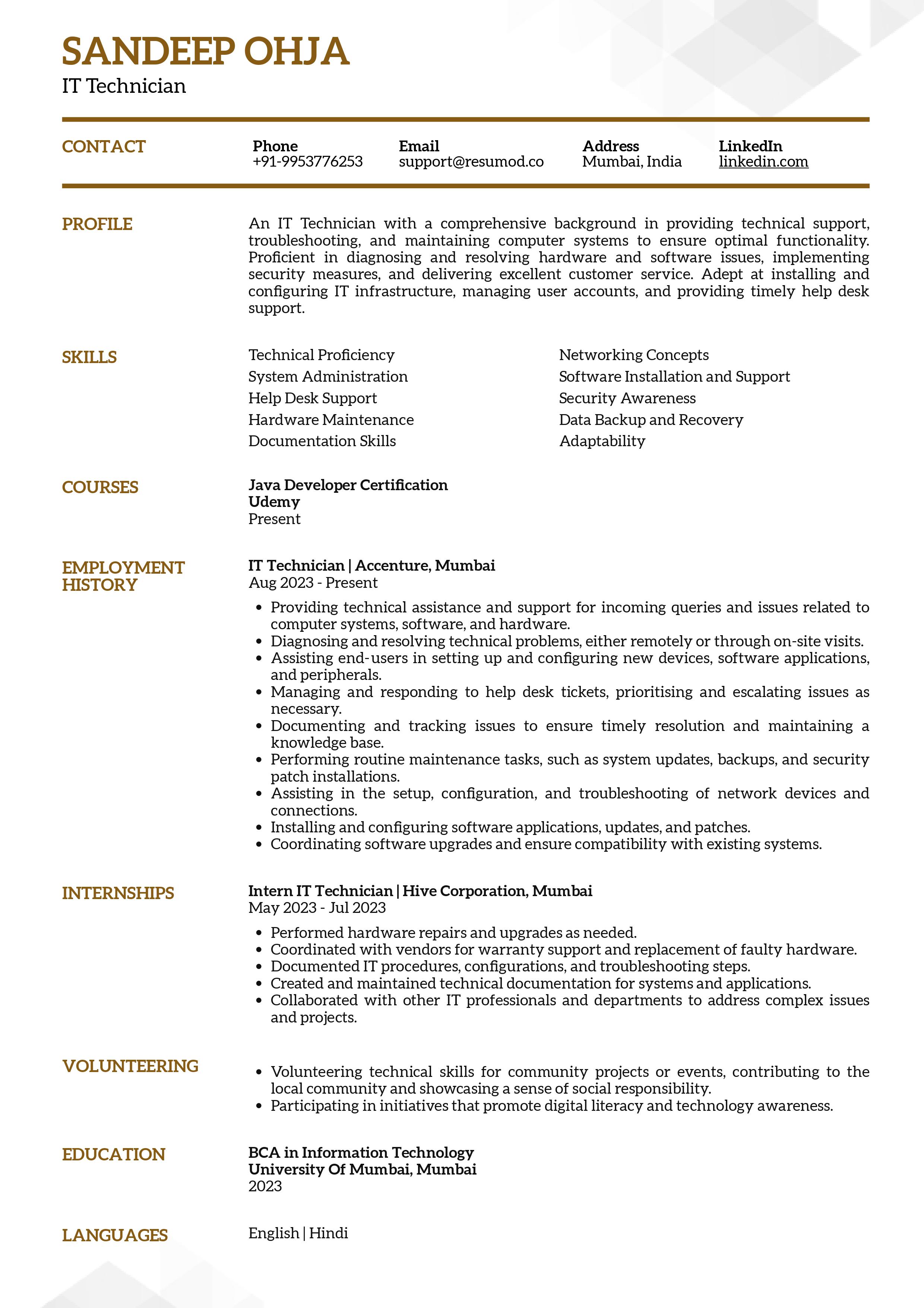 Resume 3